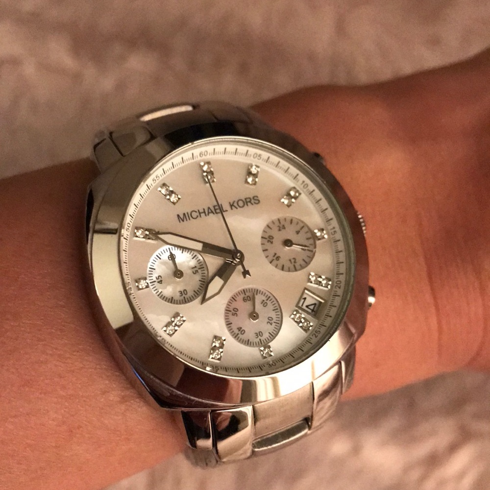 Silver Michael Kors watch